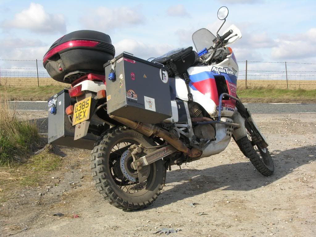 africa twin luggage